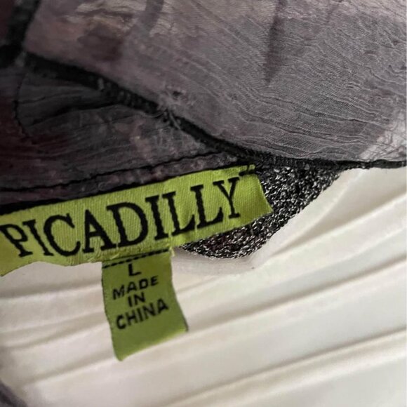 Picadilly Size Large Grey Cardigan - Picture 4 of 4